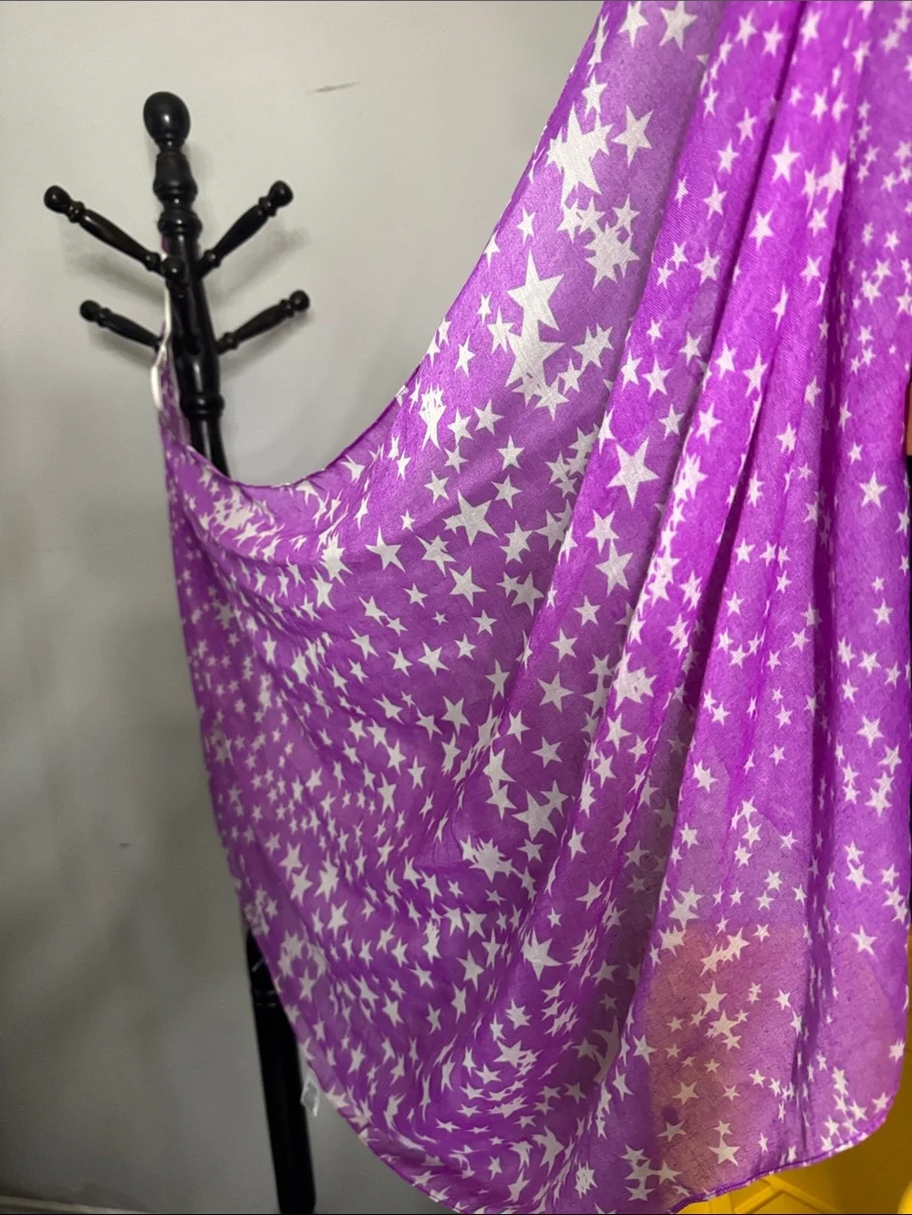 Fuschia Stars Scarf 37.B